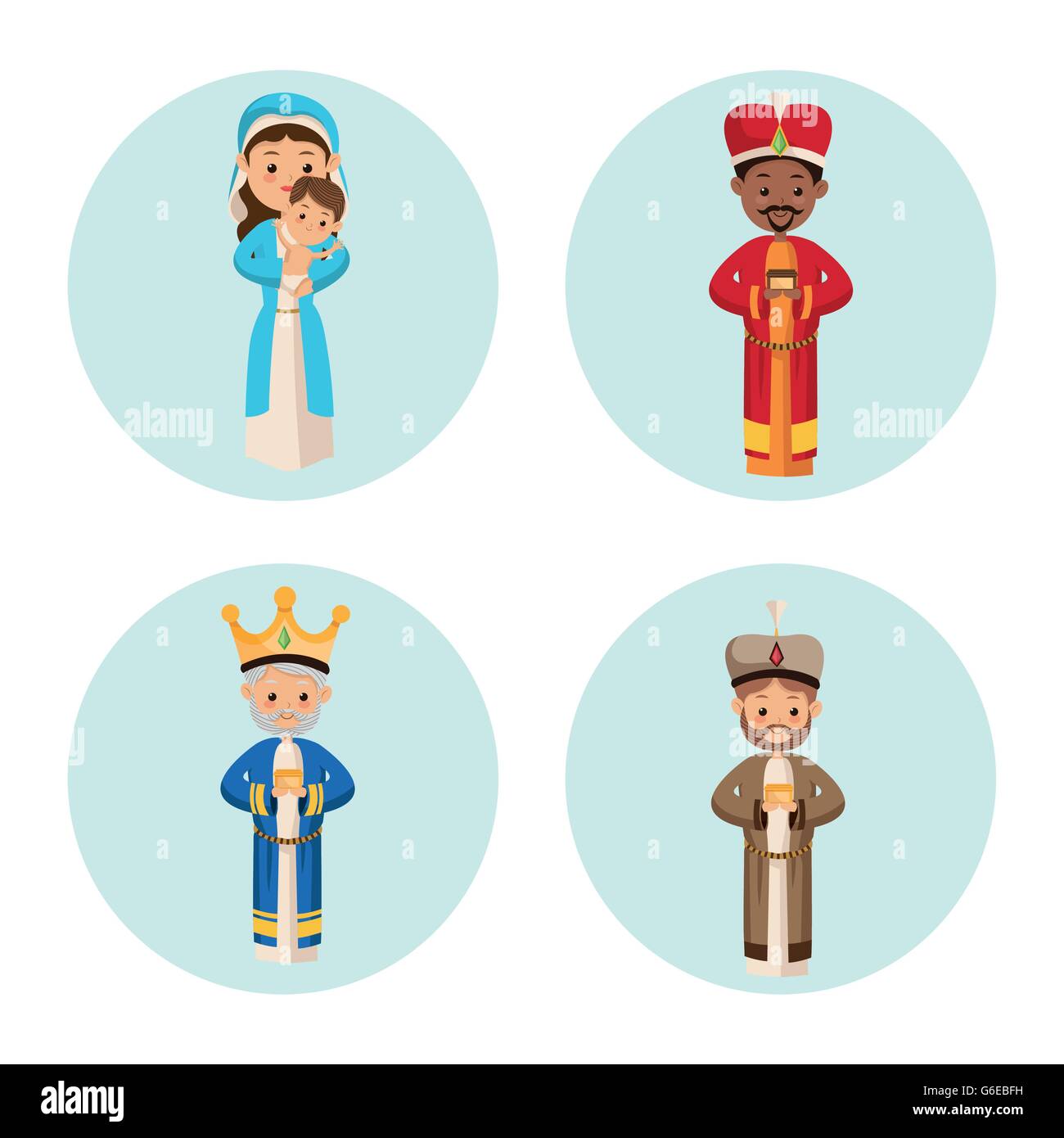 The Three Wise Men Cut Out Stock Images &amp; Pictures - Alamy