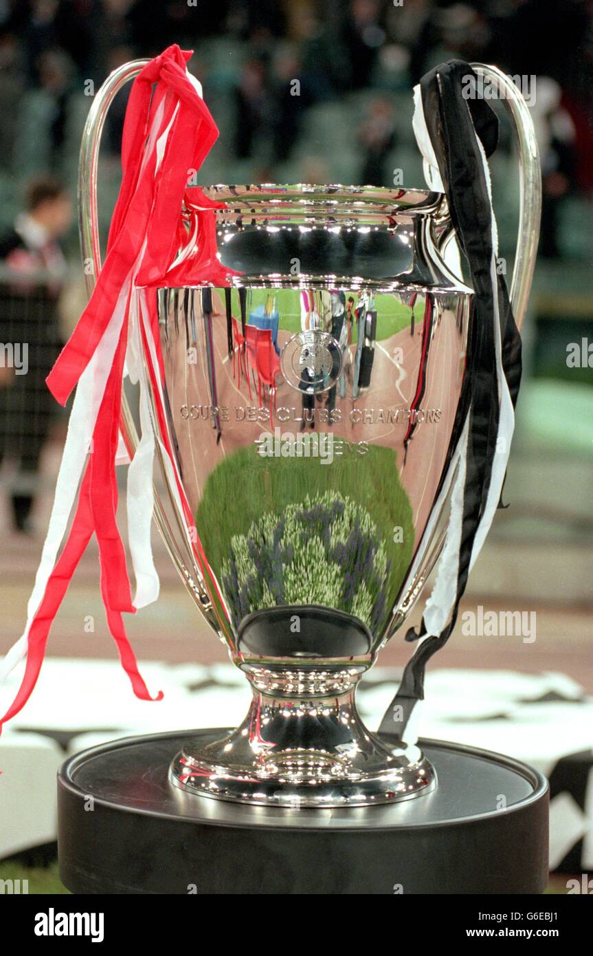 European cup trophy with ribbons on hi-res stock photography and images -  Alamy
