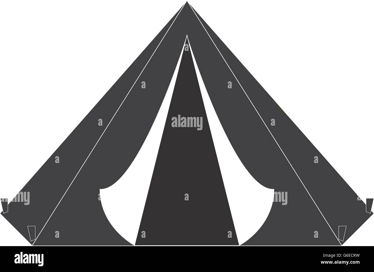 tent icon. Armed forces. vector graphic Stock Vector Image & Art - Alamy