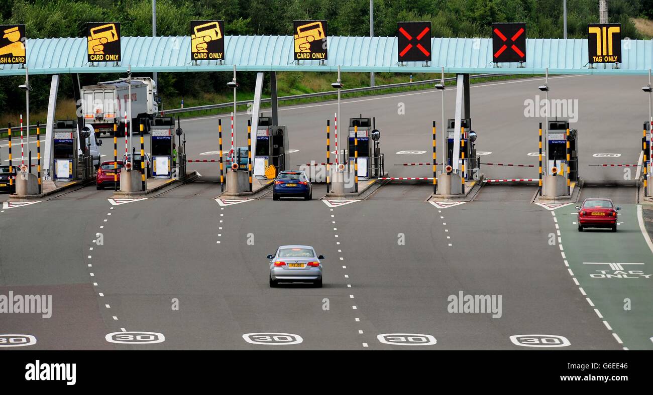 M6 Toll stock Stock Photo Alamy