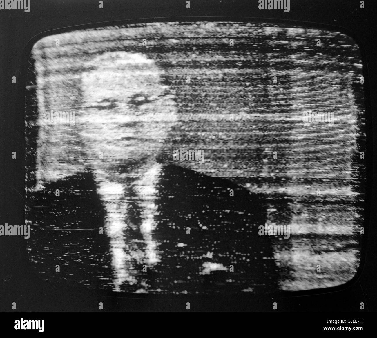 This is the picture that made TV history when it was received in Britain via Telstar satellite. The Subject is Mr Frederick Kappel, chairman of the American Telephone and Telegraph Company. Stock Photo