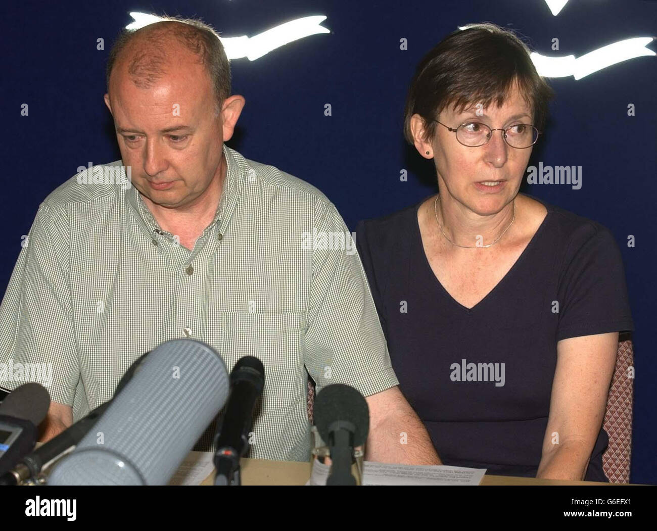 Paul and Mary Hilder parents of dead skydiver Stephen Hilder at Hereford Racecourse. They were speaking at a press conference organised exactly a week after their son Stephen plunged 13,000ft to his death. * The 20-year-old Army cadet was taking part in a skydiving competition at Hibaldstow Airfield, near Brigg, North Lincolnshire, when he fell to his death. Detectives revealed that the cord on Mr Hilder s main parachute had been deliberately severed as well as the strapping on his reserve chute, and have launched a murder inquiry. Stock Photo