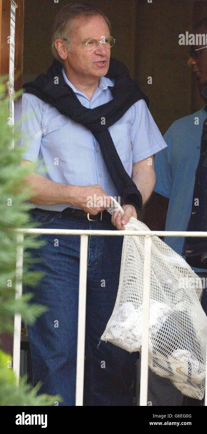 Disgraced Tory peer Lord Archer walks through the grounds of Hollesley Bay Prison , ahead of his release later this month. Archer, who was sentenced to four years for perjury June 2001, is expected to be released from the open prison near Woodbridge, Suffolk. * ... July 21 2003 after serving half of his sentence. Stock Photo