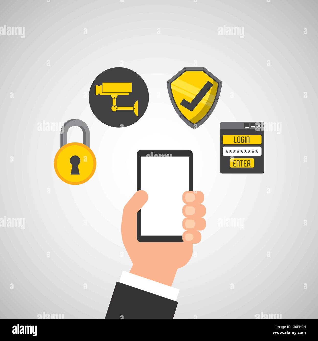 security system design Stock Vector Image & Art - Alamy