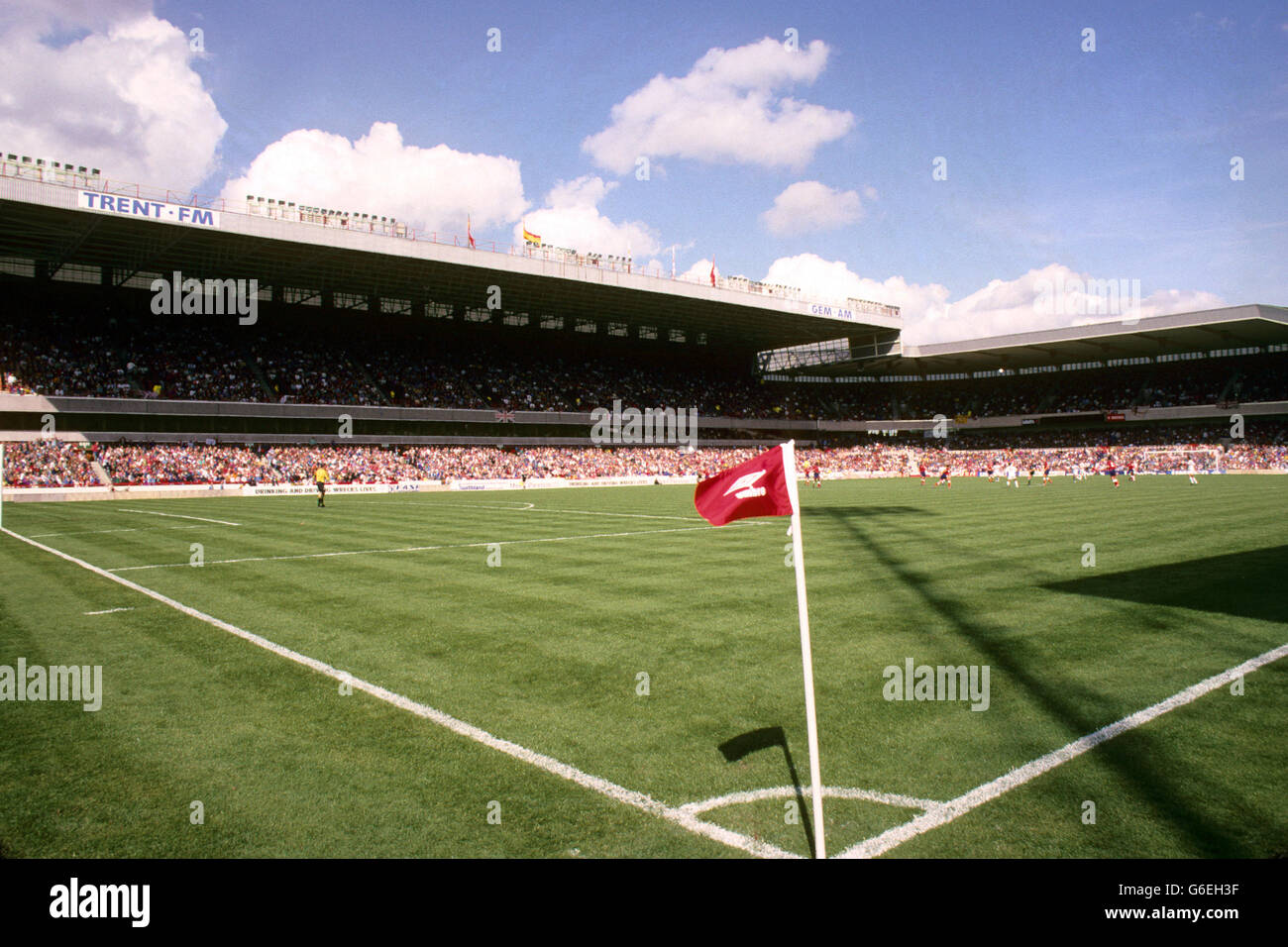 Soccer - European U18 Championships - Final - England v Turkey - City Ground. General view of the crowds at the City Ground, home to Nottingham Forest Football Club. Stock Photo
