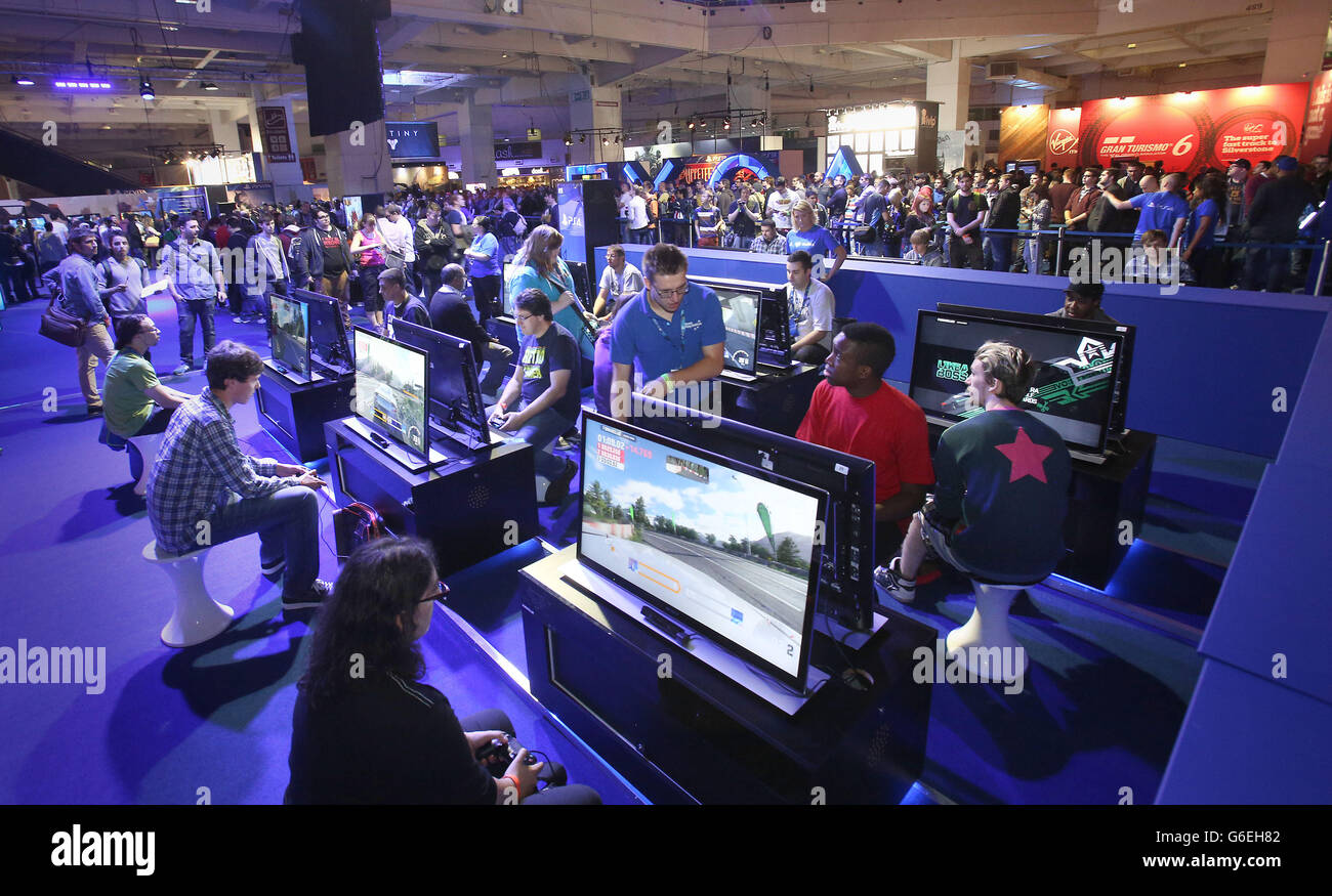 Eurogamer expo 2013 hi-res stock photography and images - Alamy