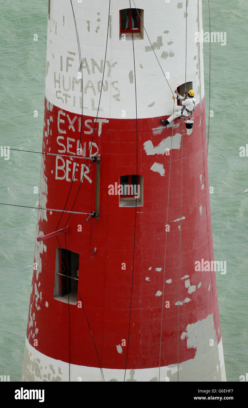 Beachy Head lighthouse Stock Photo