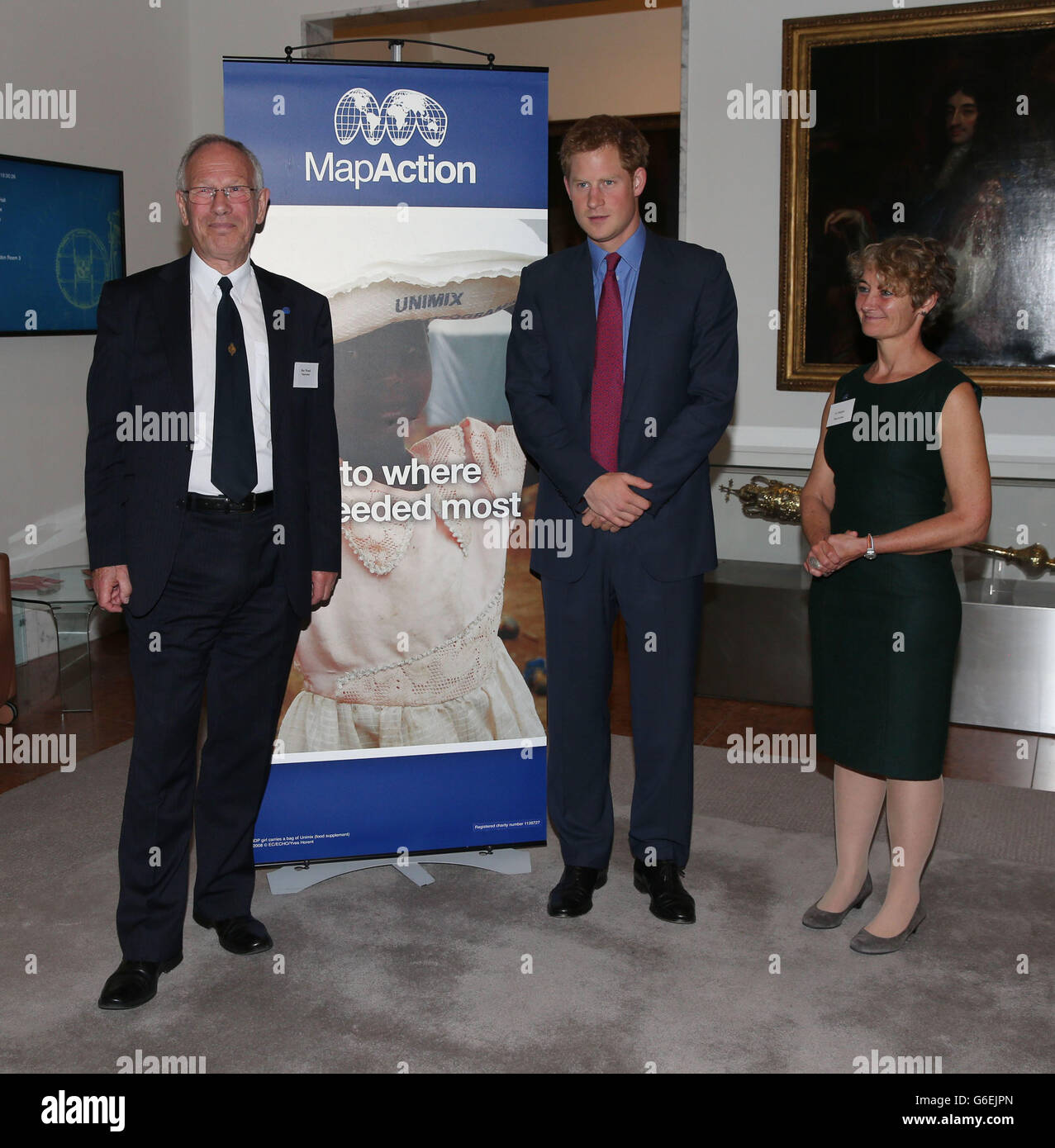 Harry attends MapAction reception Stock Photo - Alamy