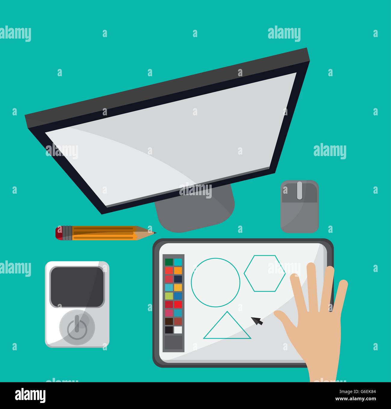 Office icons design Stock Vector Image & Art - Alamy