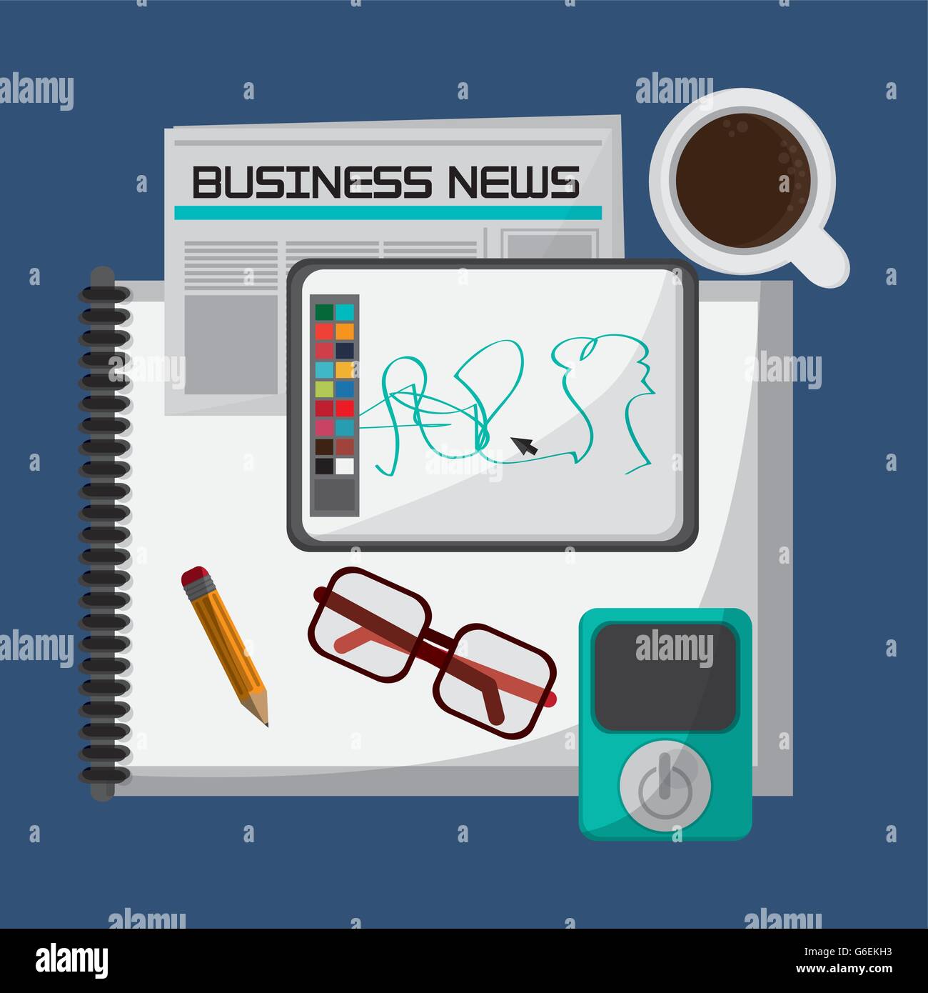 Office icons design Stock Vector Image & Art - Alamy