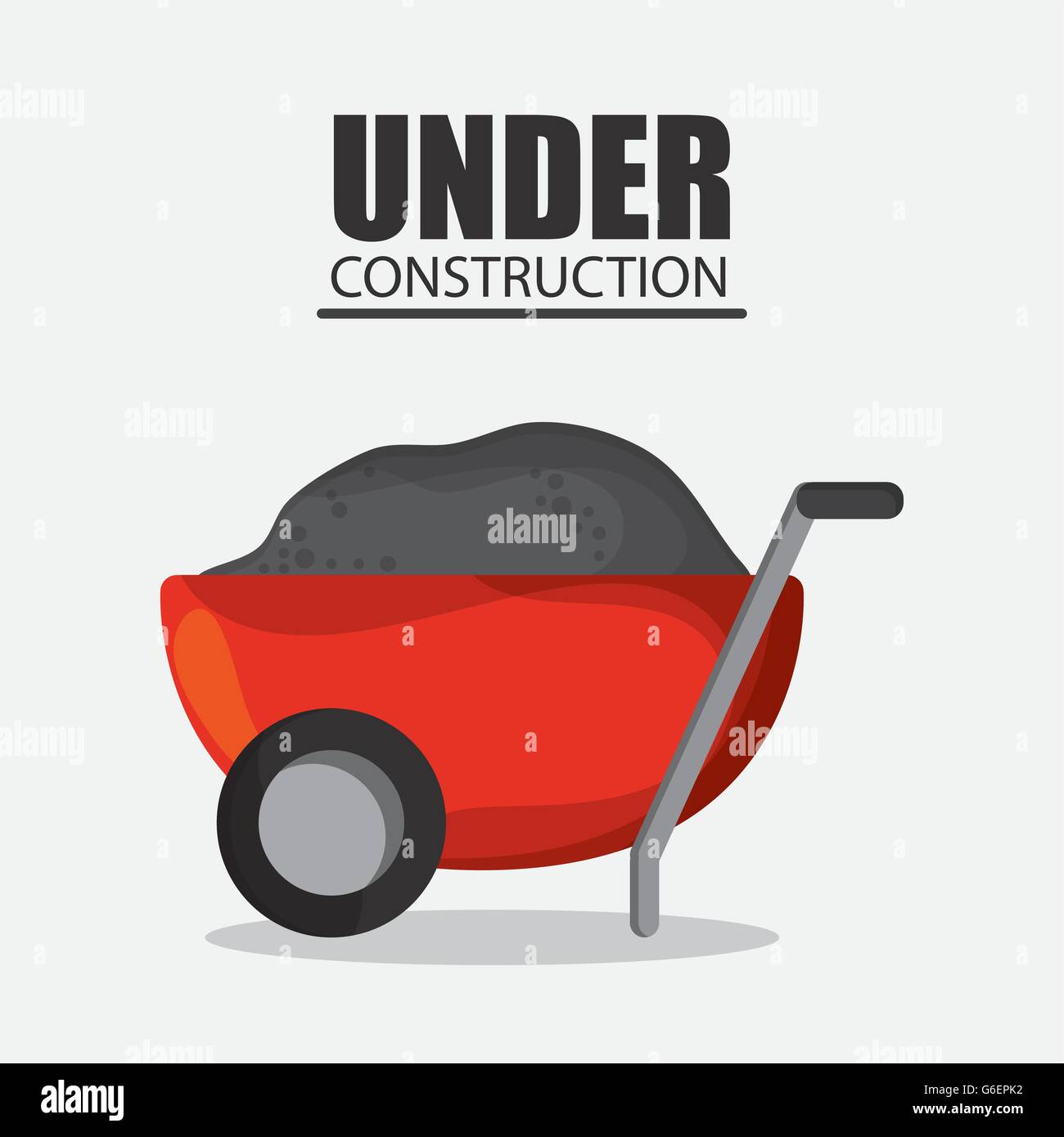 Under construction design. tool icon. Colorful illustration Stock ...