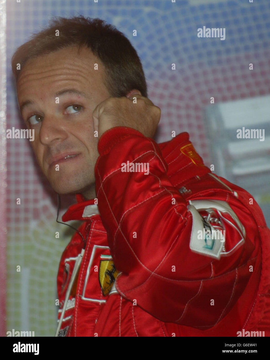 Rubens Barrichello at Silverstone Stock Photo - Alamy