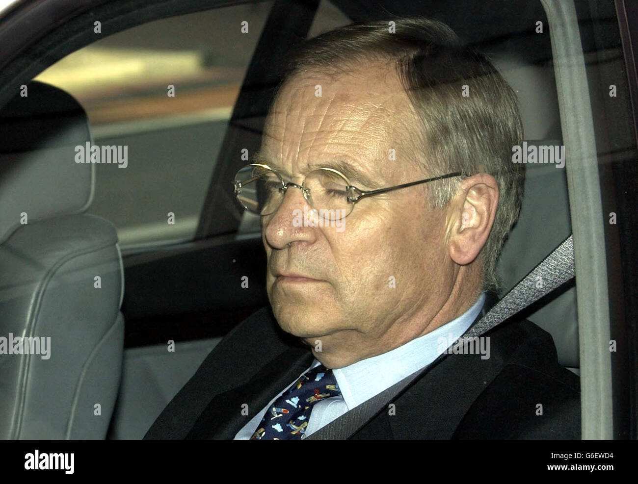 Lord Archer - Released from jail Stock Photo