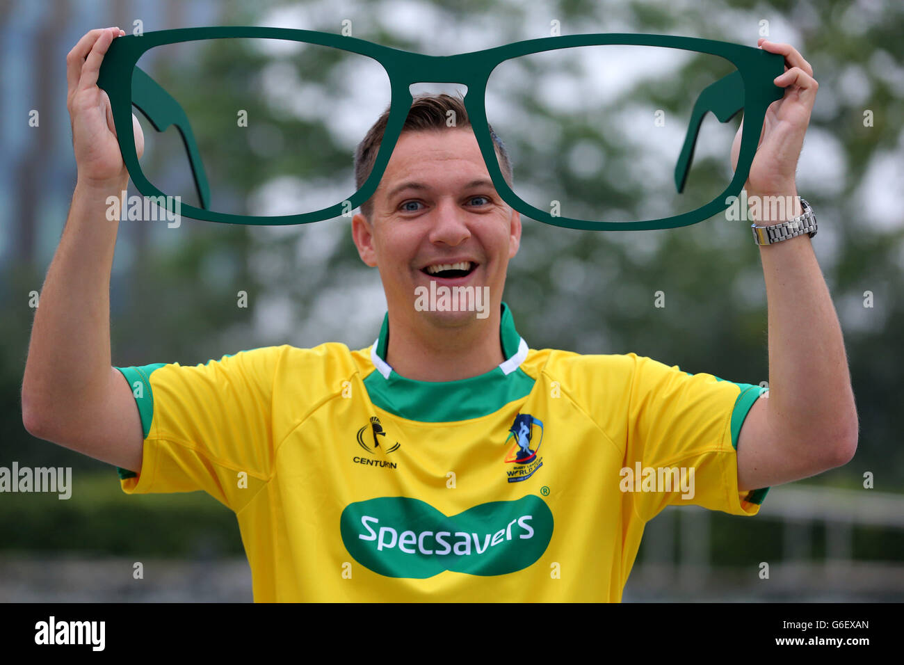 Rugby League Specsavers Launch Referee Kit MediaCity. Rugby league
