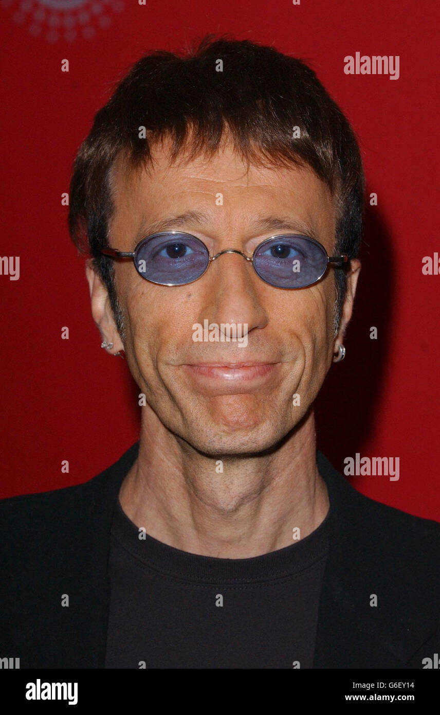 Robin Gibb in the Fame Academy House, at Shepperton Studios in London. Stock Photo