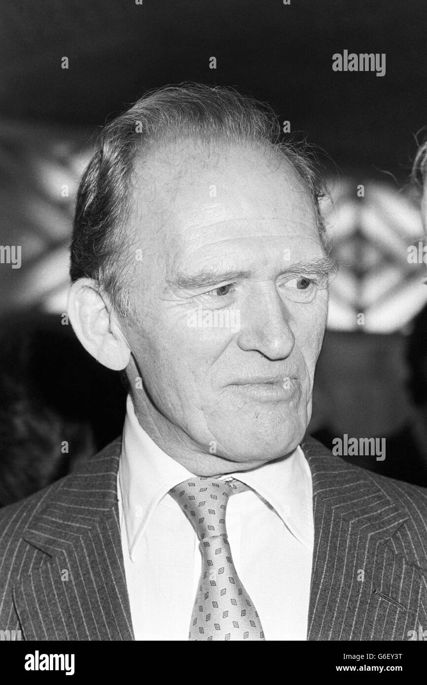 Television - Actor Gordon Jackson Stock Photo