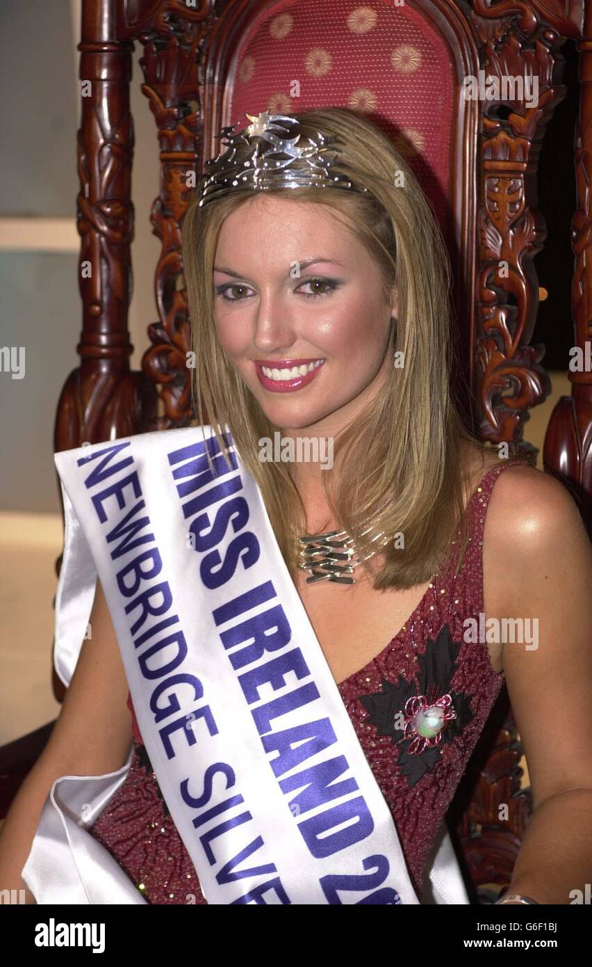 Miss Ireland Rosanna Davison Stock Photo