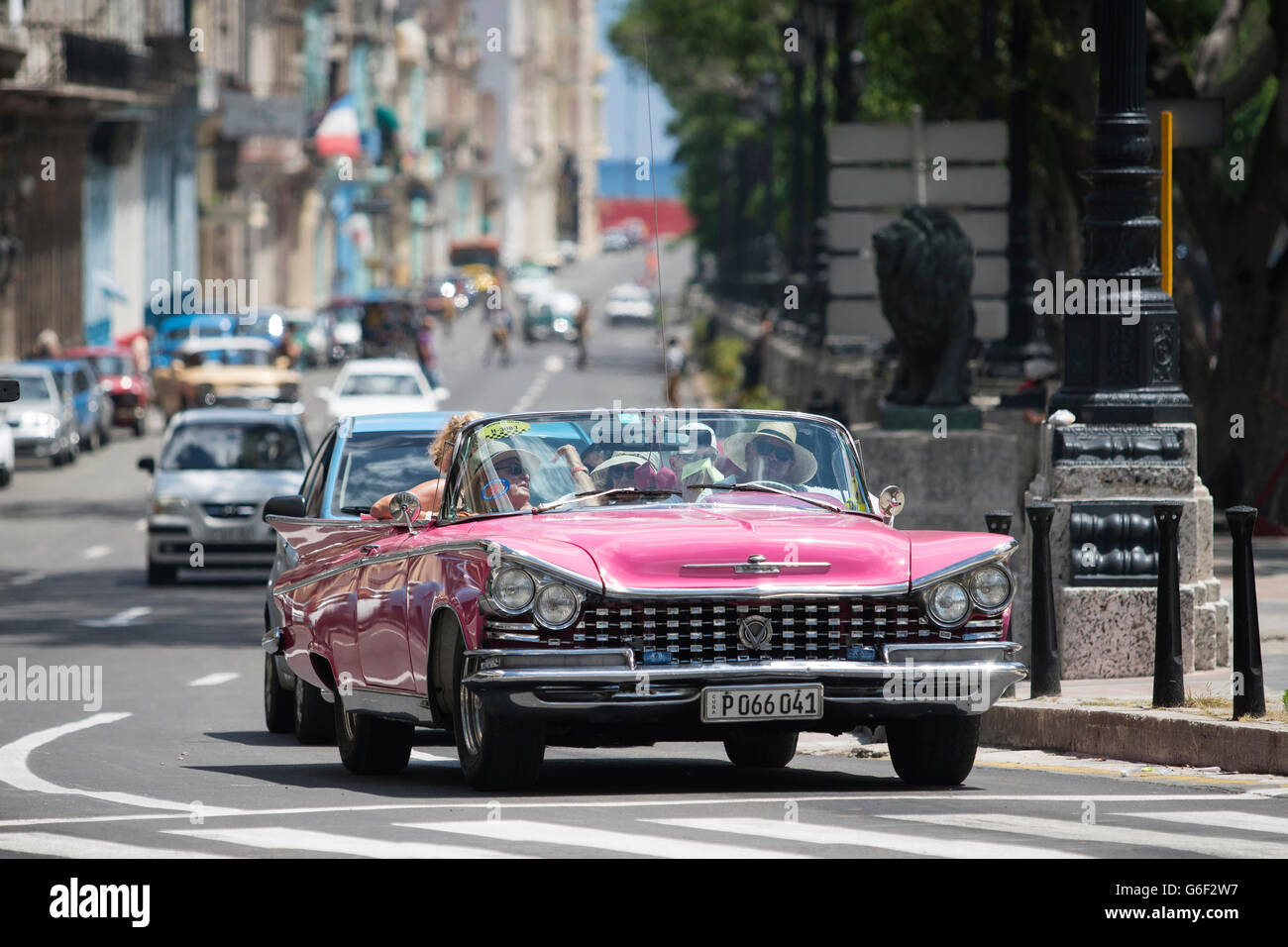 Classic car in Havana, Cuba Stock Photo