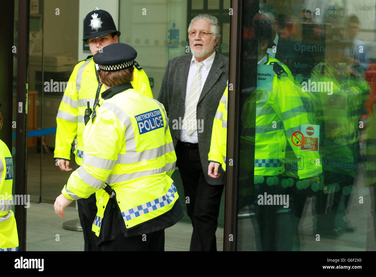 Dave Lee Travis court case Stock Photo Alamy