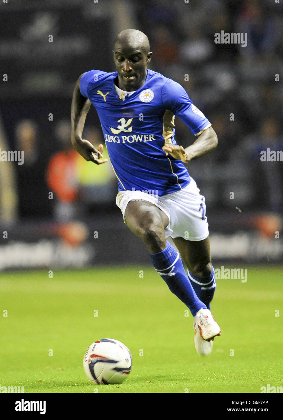 Soccer - Capital One Cup - Third Round - Leicester City v Derby County - King Power Stadium. Zoumana Bakayogo, Leicester City Stock Photo