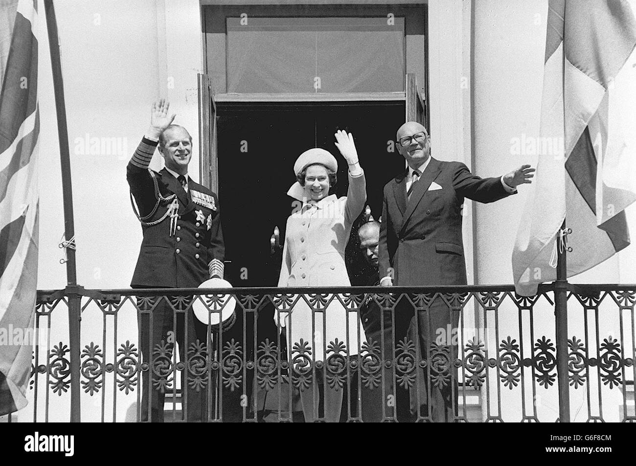 Royalty queen elizabeth ii finland Black and White Stock Photos Royalty queen elizabeth ii finland Black and White Stock Photos