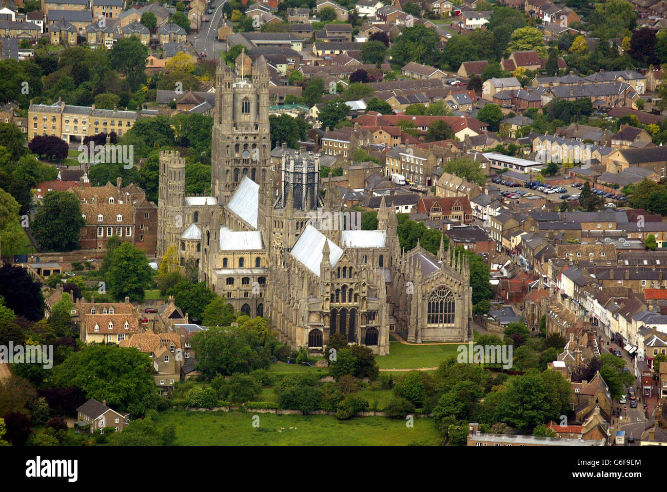 Aerial view ely cathedral hires stock photography and images Alamy