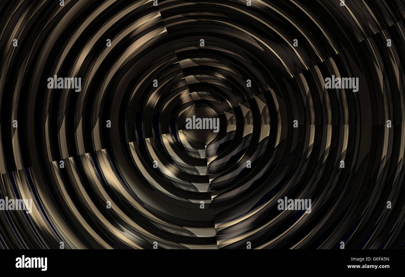 metallic spiral background glossy illustration 3d render Stock Photo ...