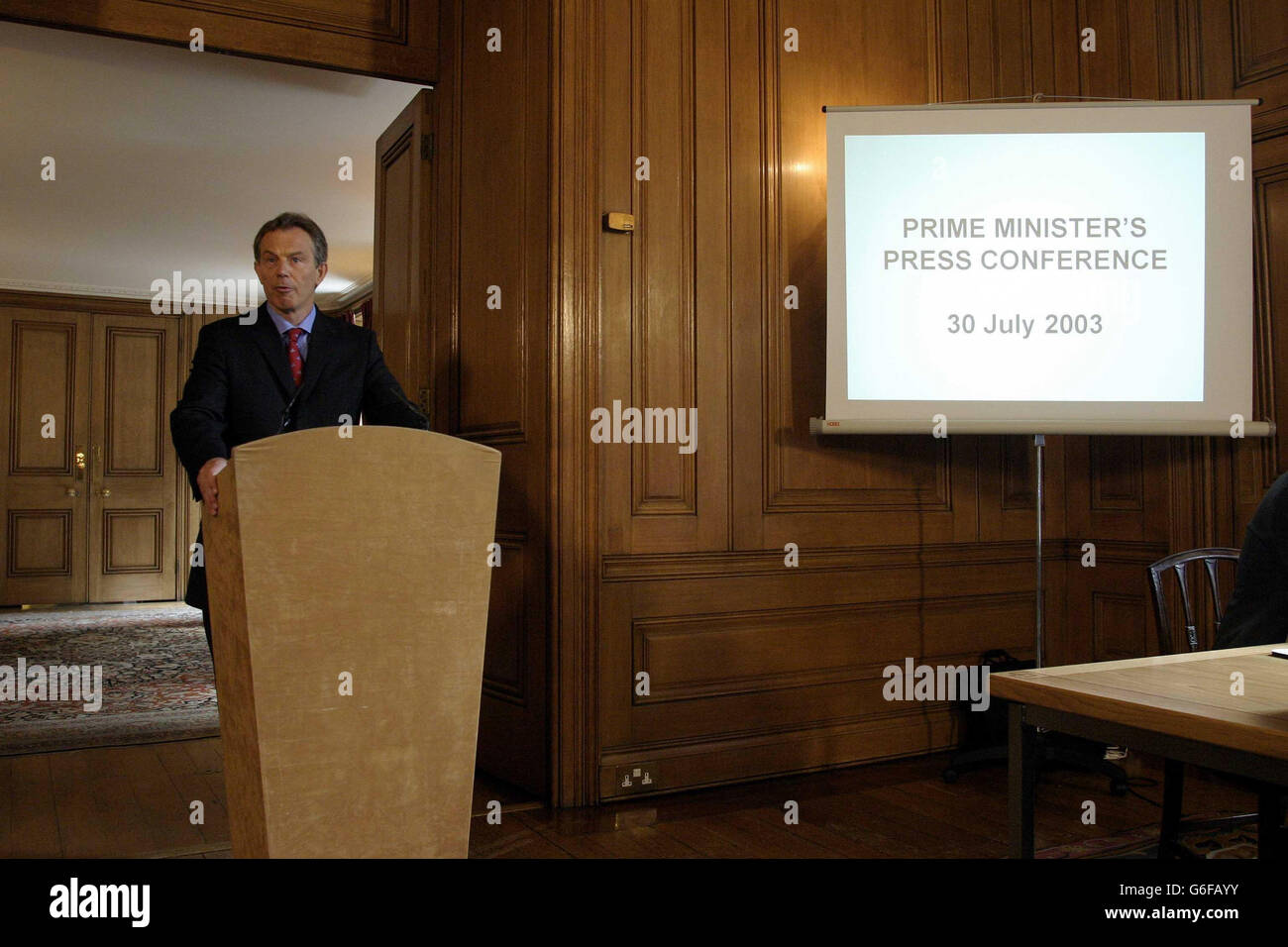 Prime Minister Tony Blair Stock Photo - Alamy