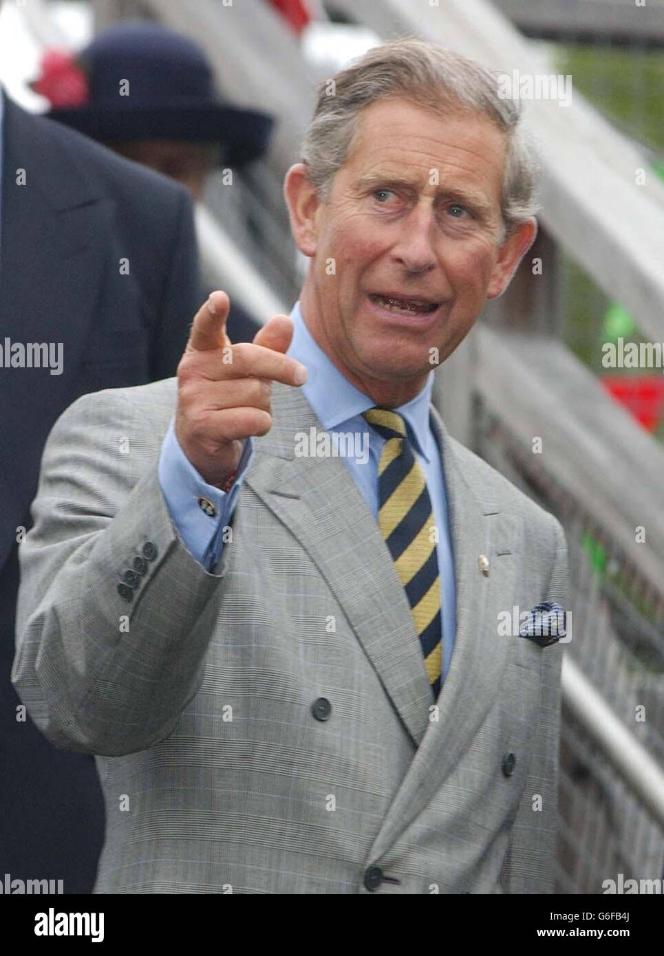 Prince of Wales visits Welsh Highland Railway Stock Photo Alamy