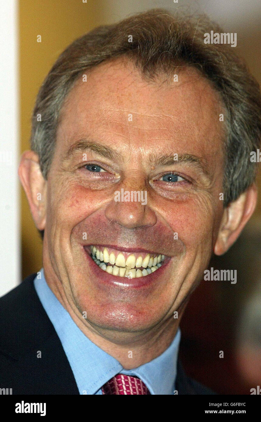 Prime Minister Tony Blair Stock Photo - Alamy
