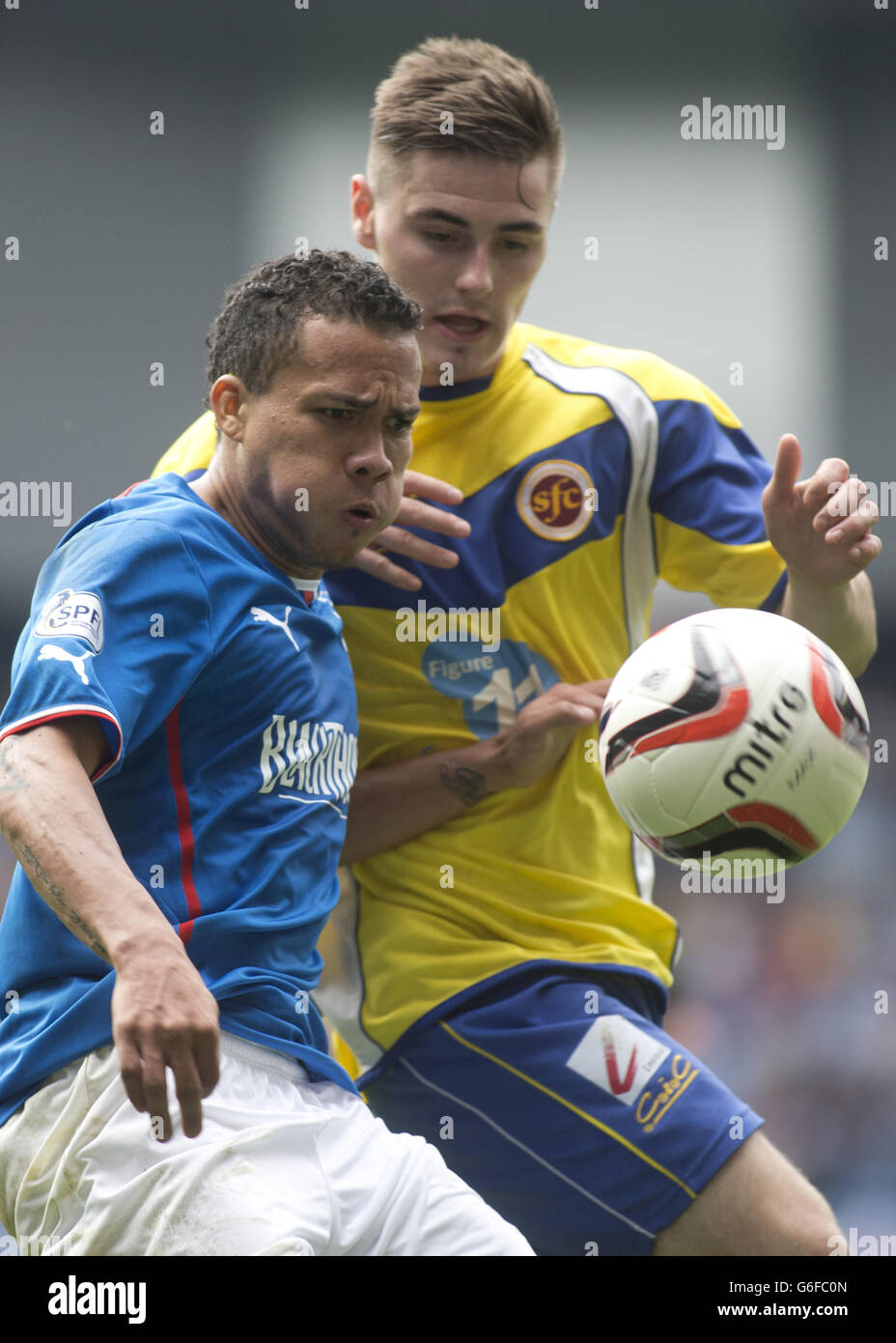 Soccer - Scottish League One - Rangers v Stenhousemuir - Ibrox Stock Photo