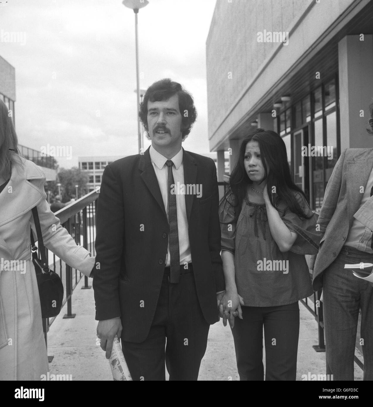David Tilson at St Albans after the trial of Graham Young at St Albans Crown Court. Mr Tilson is one of the two men Graham Young was found guilty of attempting to murder at the John Hadland Limited factory at Bovingdon, Hertfordshire. Stock Photo