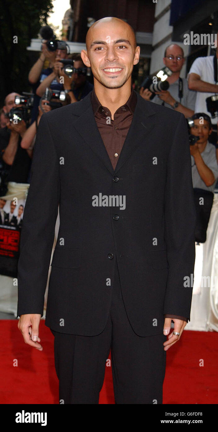 Big Brother 4 contestant Ray Shah arriving at the Odeon Covent Garden