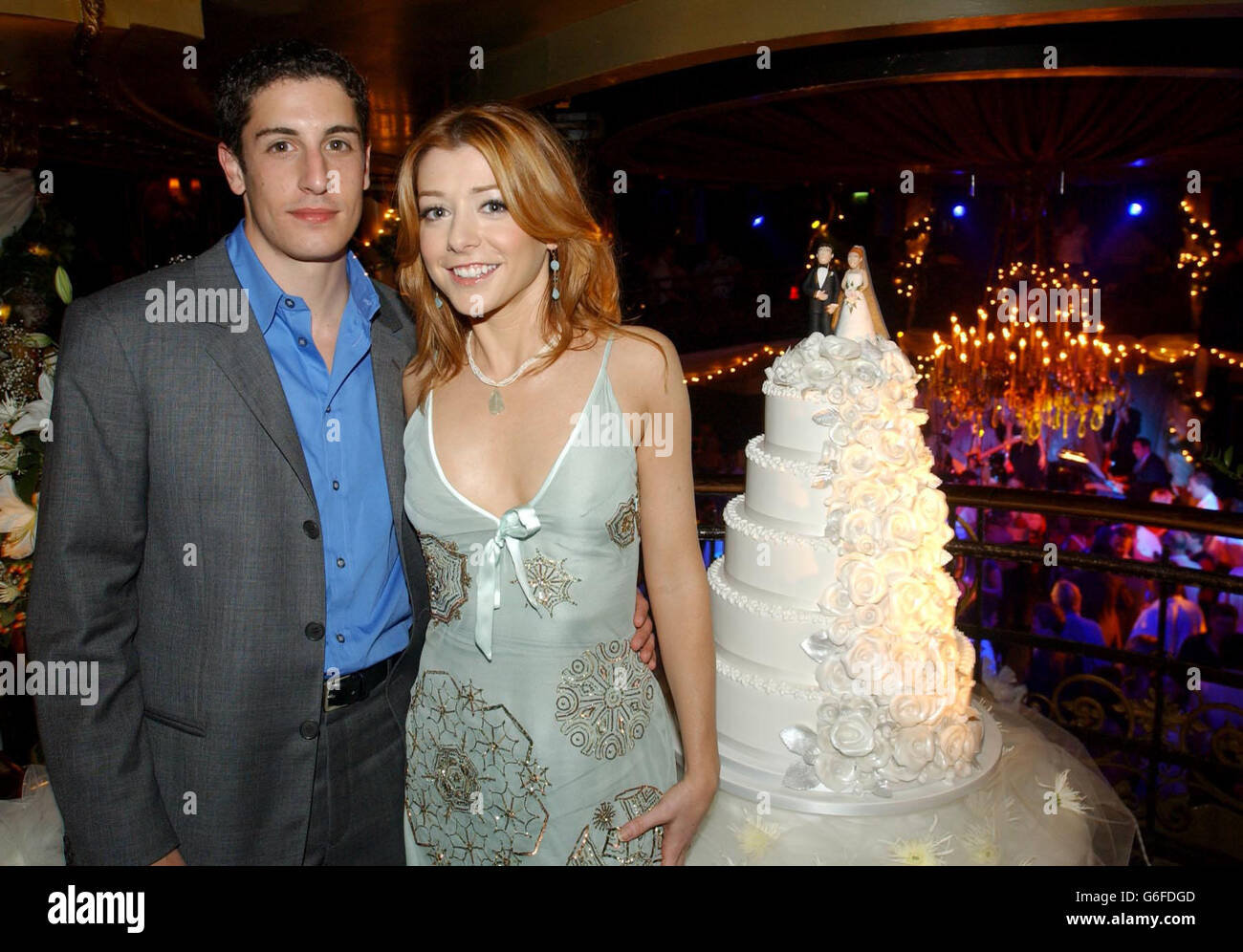 Alyson Hannigan Jason Biggs American Stock Photos Alyson