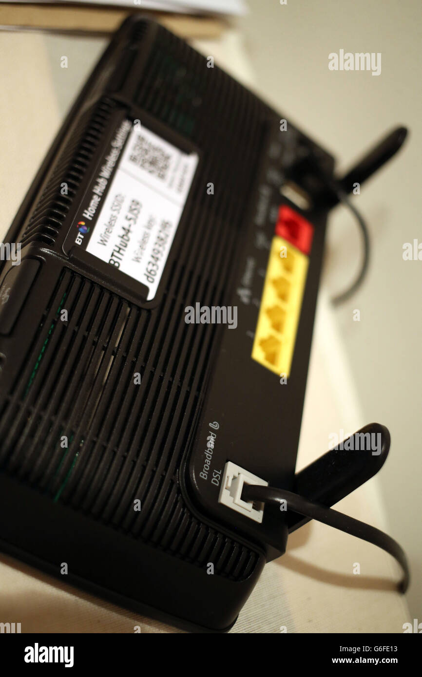 BT Infinity Home Hub With Cables Stock Photo Alamy, 47 OFF