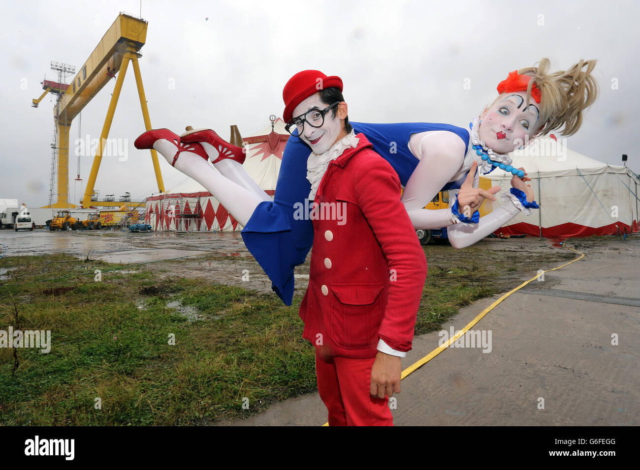 Moscow State Circus photocall Stock Photo 107290864 Alamy
