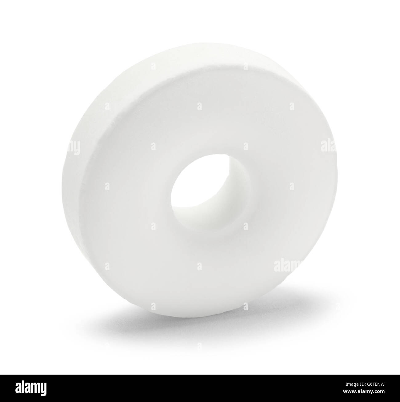 Single Breath Mint Candy Isolated on White Background Stock Photo Alamy