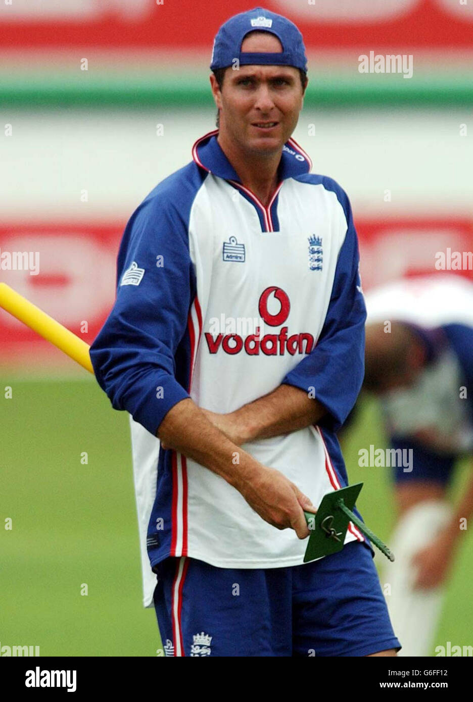 Michael Vaughan - fielding Stock Photo - Alamy