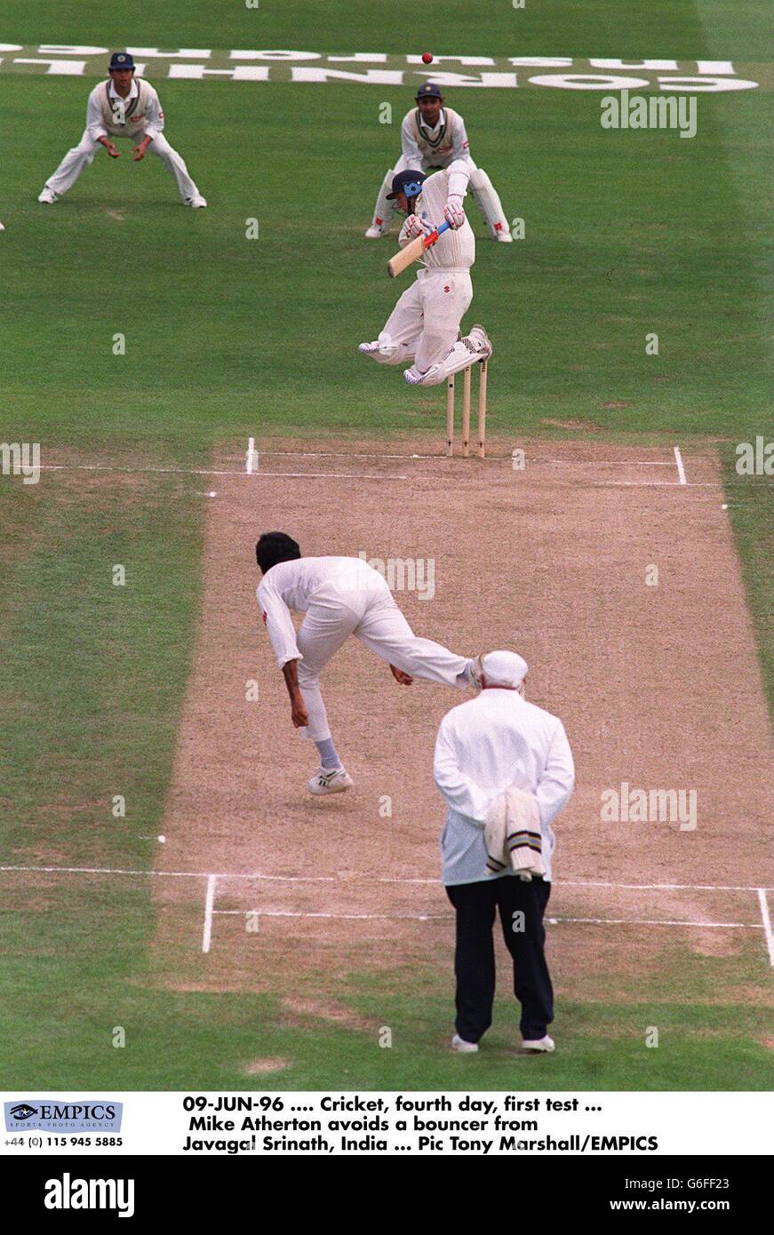 Cricket. England v India ... Fourth Day - First Test Stock Photo - Alamy