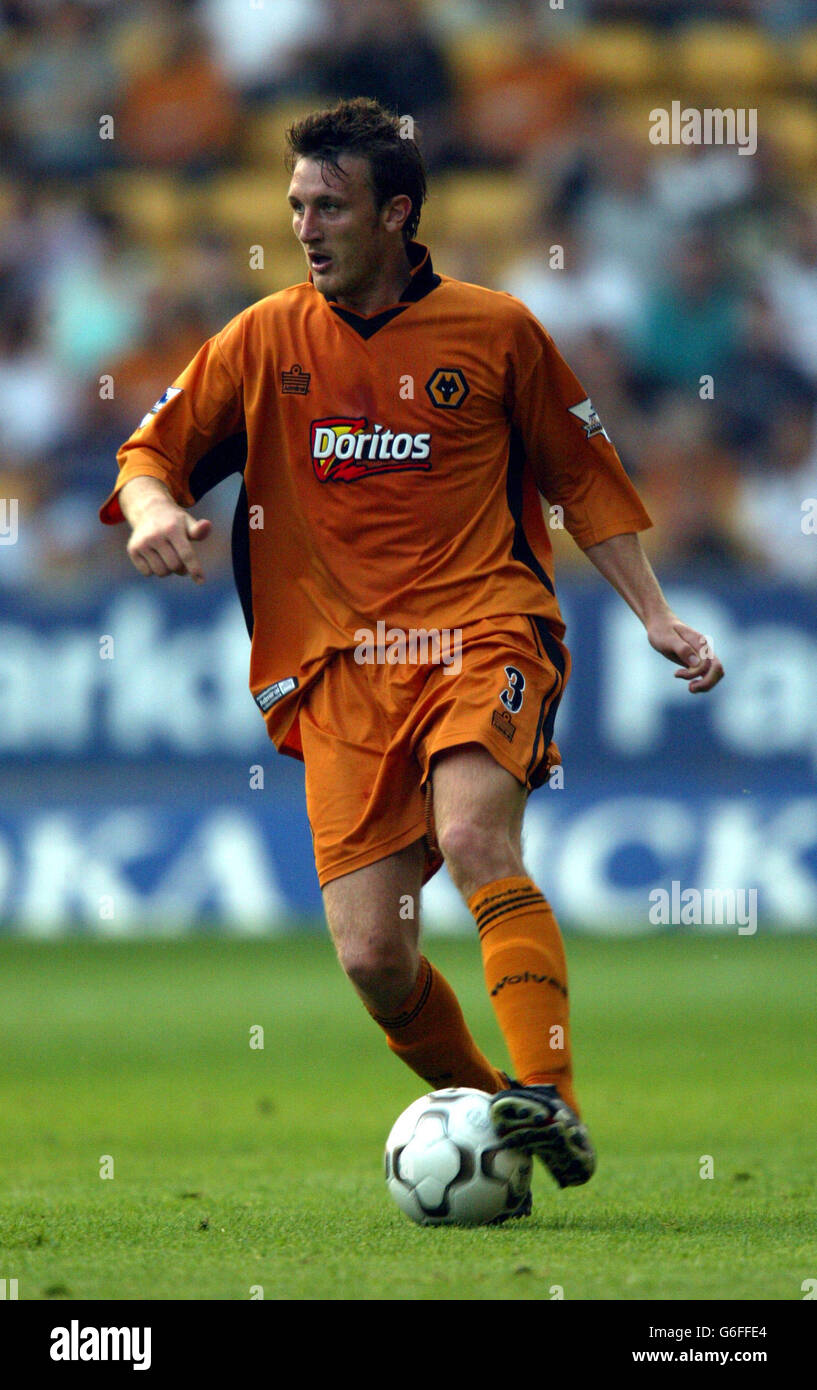 Lee Naylor in action for Wolves during their pre-season friendly match against Boavista of Portugal, at their Molineux stadium, Wolverhampton. Stock Photo