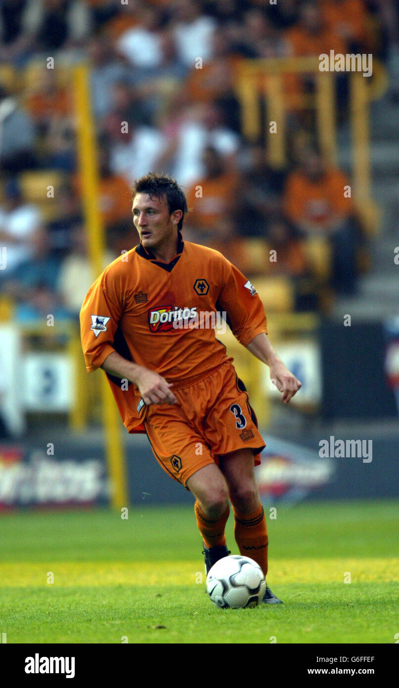 Lee Naylor in action for Wolves during their pre-season friendly match against Boavista of Portugal, at their Molineux stadium, Wolverhampton. Stock Photo