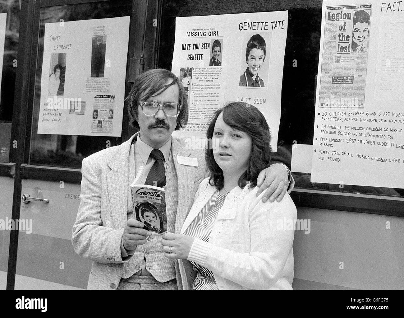 John Tate The Father Of Genette Tate The 13 Year Old Who Vanished With His Wife Violet At The House Of Commons London Where They Helped Launch The International Day Of The Missing Child