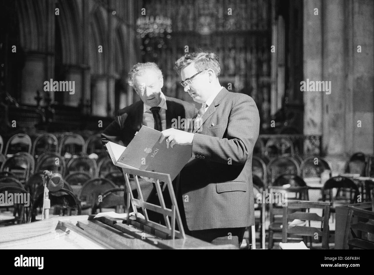 Music - Classical - Benjamin Britten - Orchestra Strike - London Stock Photo