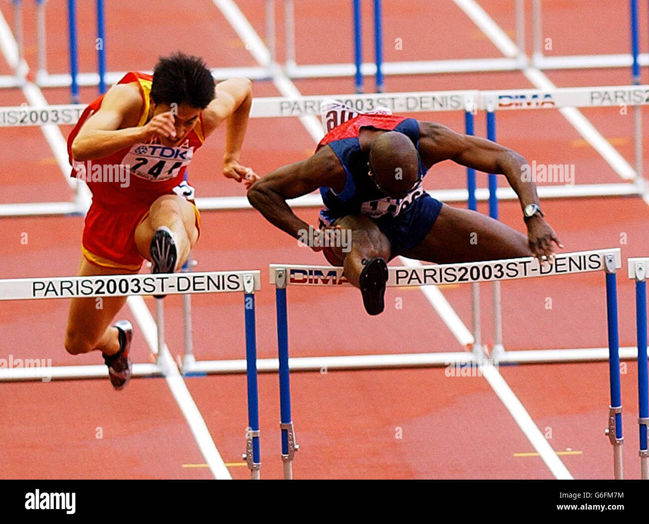 Athletics allen johnson hires stock photography and images Alamy