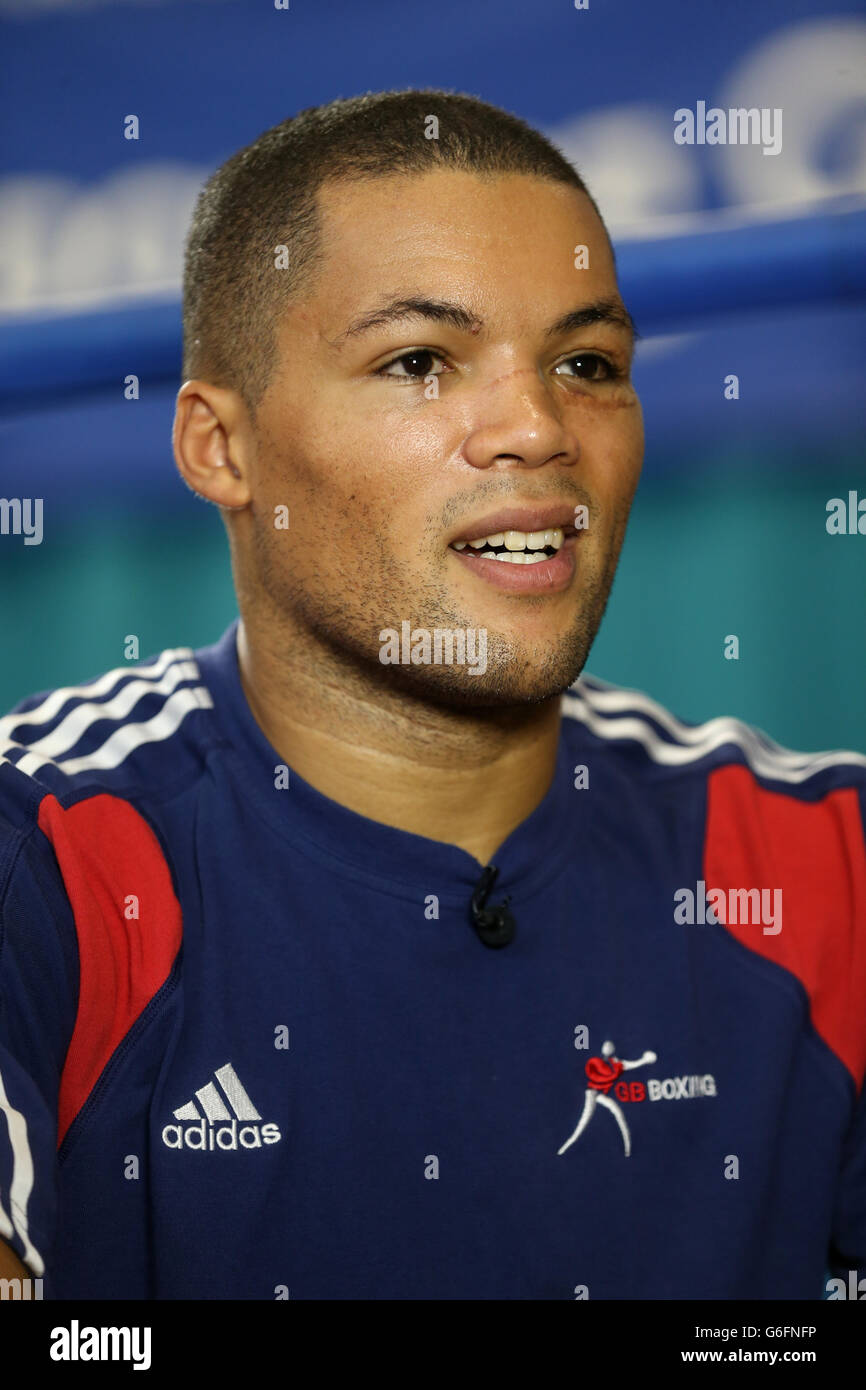 Joe Joyce during the Team GB Media Day at the English Institute of Sport, Sheffield. Stock Photo