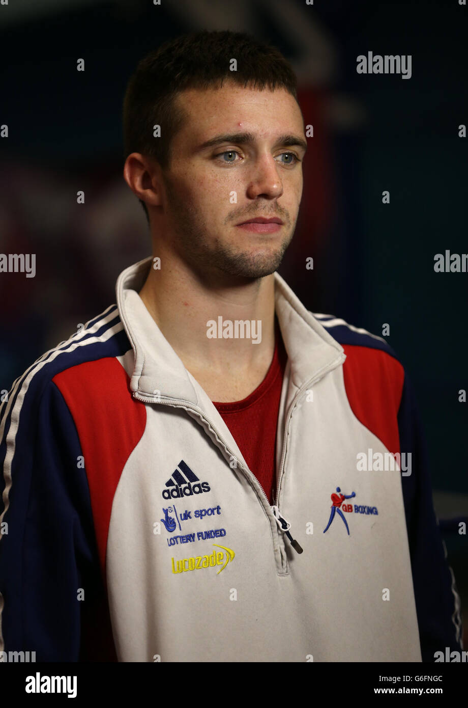 Josh Taylor during the Team GB Media Day at the English Institute of Sport, Sheffield. Stock Photo