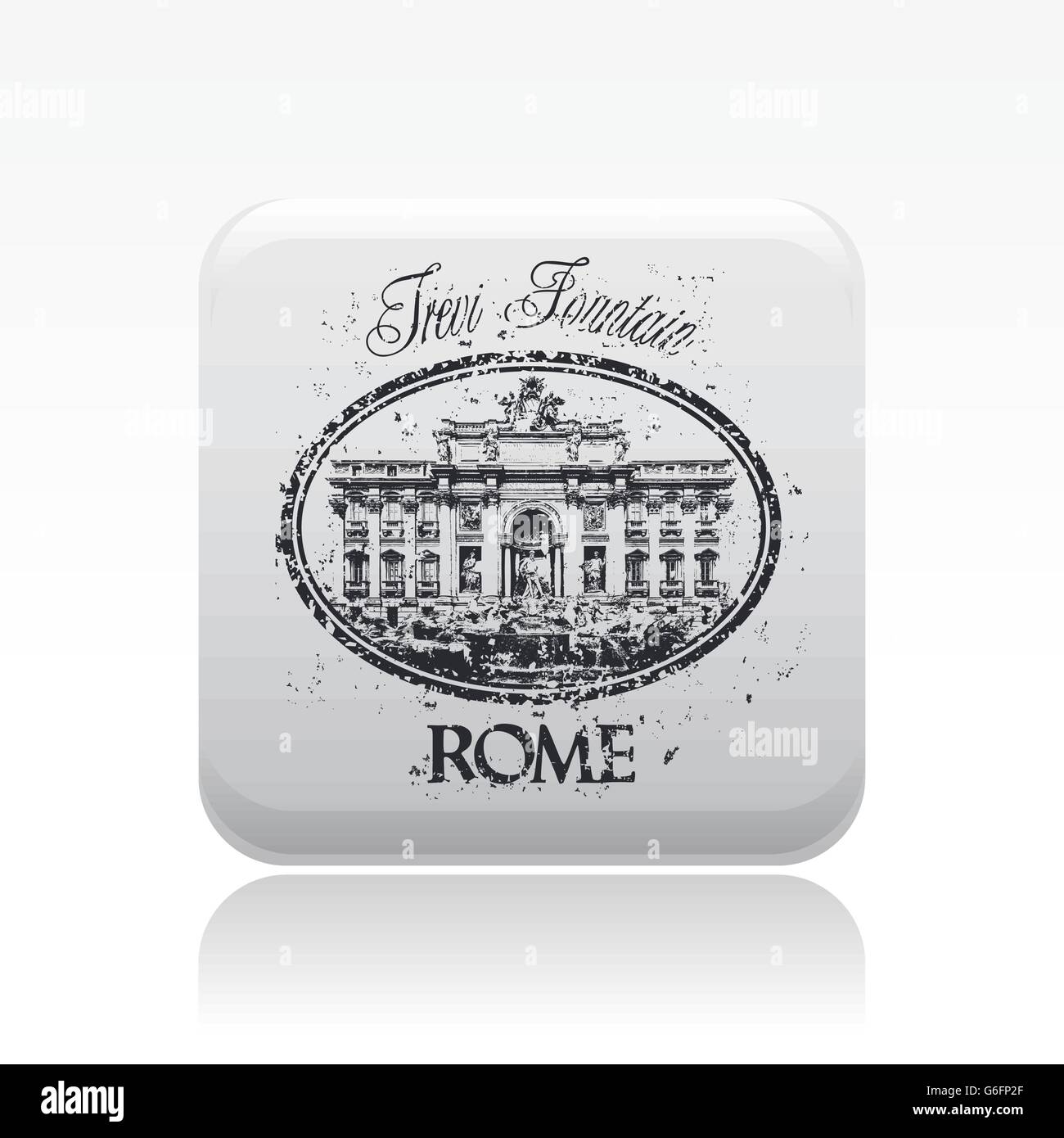 Vector illustration of single isolated Rome icon Stock Vector Image ...
