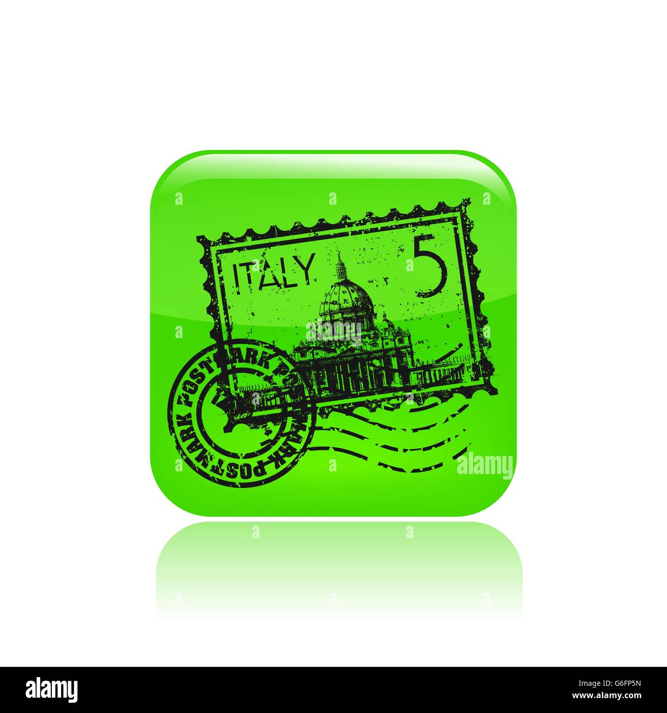 Vector illustration of single isolated Italy icon Stock Vector Image ...