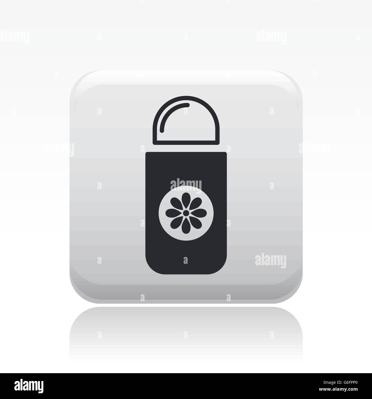 Vector illustration of single isolated deodorant icon Stock Vector ...