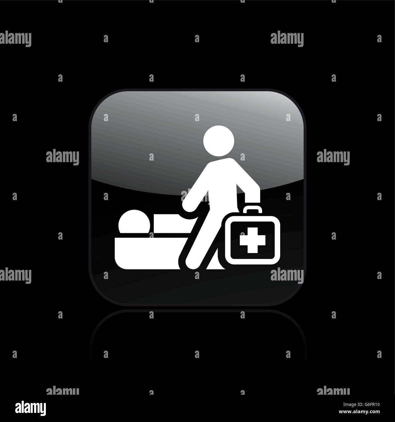 Vector illustration of single isolated medical icon Stock Vector Image ...